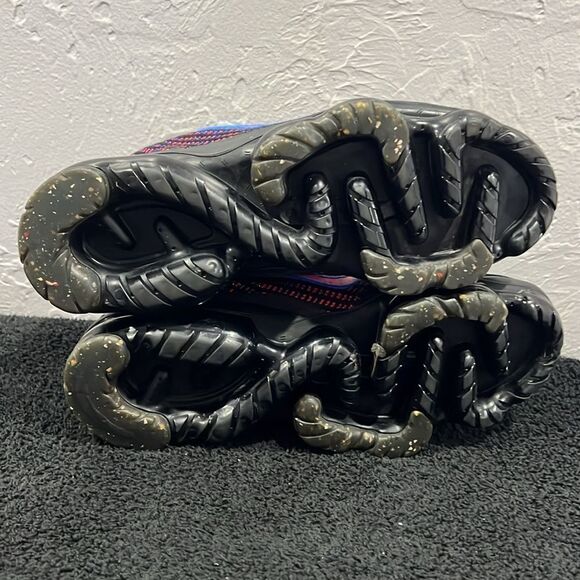 🔥🔥 NIKE Air Vapormax FLYKNIT 2021 Black/Pink/Blue Women Sz 8.5 - PERFECT - Picture 8 of 12